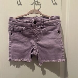 Girls cat& jack shorts color purple size 4-5